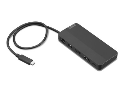 Lenovo : LENOVO USB-C DUAL DISPLAY TRAVEL DOCK avec 100W ADAPTER_EU
