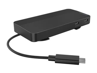 Lenovo : USB-C DUAL DISPLAY TRAVEL DOCK W/O ADAPTER