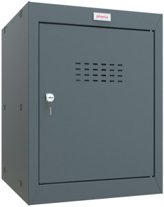 phoenix Casier cubique CL0544, serrure à clé, bleu