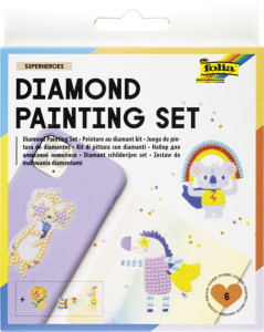 folia Set de diamond painting SUPERHEROES
