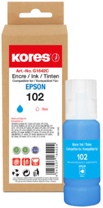 Kores Flacon d'encre G1648Y remplace EPSON 104, jaune