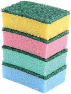 HYGOCLEAN Éponge Colour, en mousse/non-tissé dur