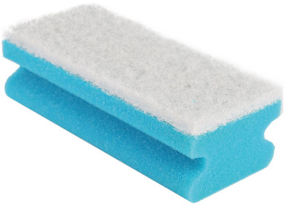 HYGOCLEAN Éponge Colour, non-tissé doux, vert/blanc