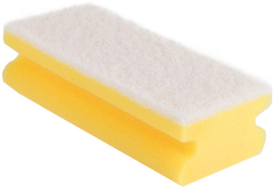 HYGOCLEAN Éponge Colour, non-tissé doux, vert/blanc