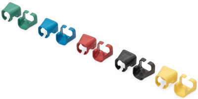 DIGITUS Clip de couleur pour câble patch, assorti