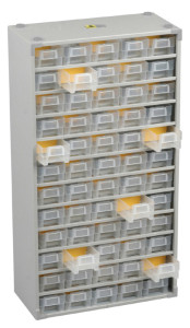 allit Casier à tiroirs VarioPlus Metall 90, 60 compartiments