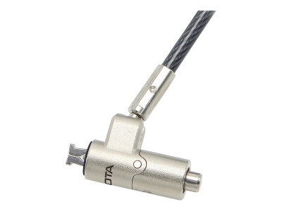Dicota : SECURITY cable NANO LOCK ULTRA SLIM MASTERKEYED 2.5X6 MM SLOT