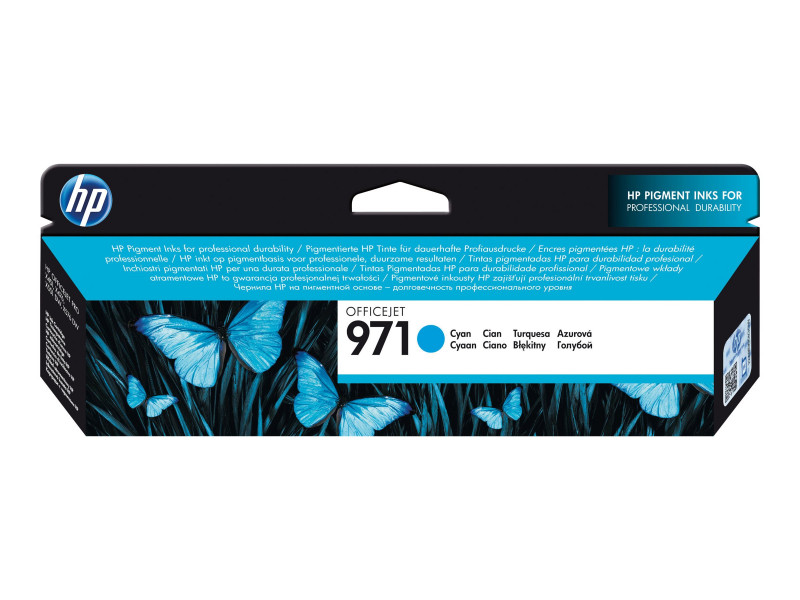 HP : cartouche encre No 971 CYAN .