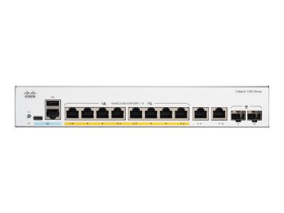 Cisco : CATALYST 1200 8-PORT GE FULL POE 2X1G COMBO