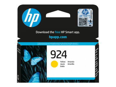 HP : HP 924 YELLOW BLISTER ORIGINAL cartouche Encre