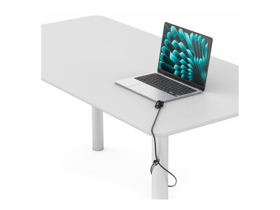 compulocks : LEDGE LOCK ADAPTER pour MACBOOK AIR 15IN M2 avec CL37 SILVER et