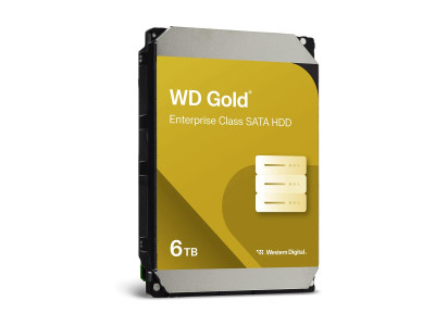 Western Digital : 6TB GOLD 256 Mo 3.5IN SATA 6GB/S 7200RPM