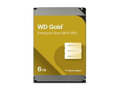 Western Digital : 6TB GOLD 256 Mo 3.5IN SATA 6GB/S 7200RPM