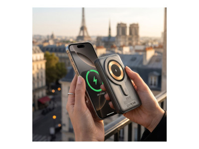 Urban Factory : MAGNEE POWER - UNIVERSAL MAGNETIC WIRELESS POWER BANK - 1