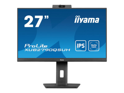 Iiyama : 27IN LED 2560X1440 16:9 0.4MS XUB2790QSUH-B1 1300:1 HDMI DP