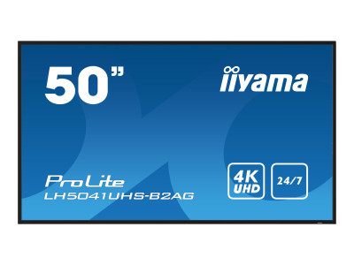 Iiyama : 50IN LCD 3840X2160 9.5MS LH5041UHS-B2AG 5000:1 HDMI VGA