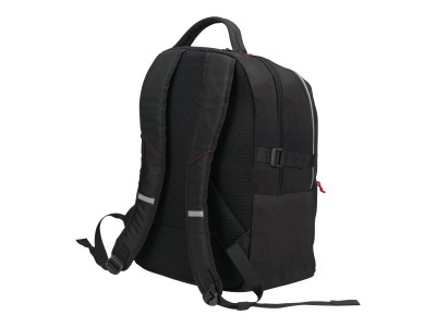 Dicota : DICOTA BACKpack PLUS SPIN 14-15.6IN BLACK/RED