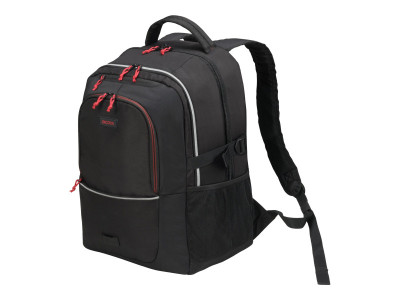 Dicota : DICOTA BACKpack PLUS SPIN 14-15.6IN BLACK/RED