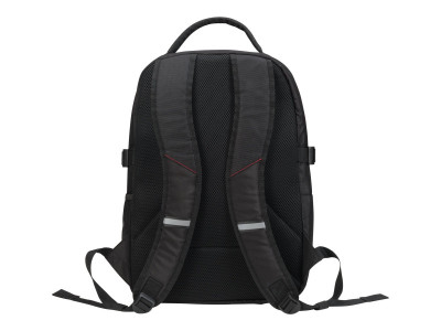 Dicota : DICOTA BACKpack PLUS SPIN 14-15.6IN BLACK/RED