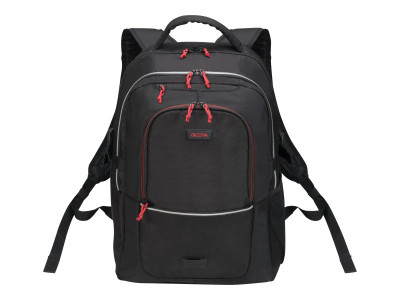 Dicota : DICOTA BACKpack PLUS SPIN 14-15.6IN BLACK/RED