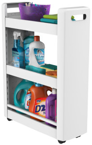 EDA Desserte mobile MOBILO DESSERTE, 3 tablettes, PP, blanc