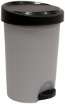 EDA Poubelle à pédale Stepy, 15 litres, PP, blanc EDA Poubelle à pédale Stepy, 15 litres, PP, blanc