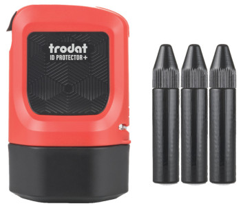 trodat Tampon de confidentialité ID Protector+, rouge