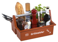 Étui de transport Allit McPlus Carry « Grillmeister », marron Étui de transport Allit McPlus Carry « Grillmeister », marron