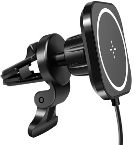 LogiLink Support magnétique de smartphone pour voiture, noir