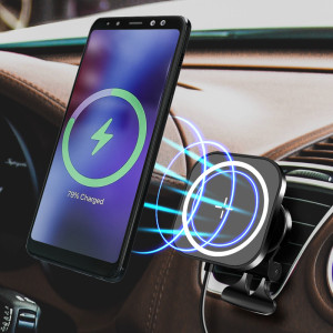 LogiLink Support magnétique de smartphone pour voiture, noir
