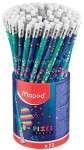 Maped Crayon de papier PIXEL PARTY, avec gomme, pot de 72 Maped Crayon de papier PIXEL PARTY, avec gomme, pot de 72