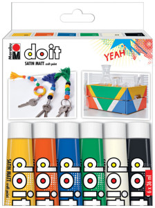 Marabu Set peinture acrylique DO IT Craft Paint, 12 x 36 ml