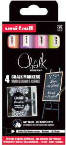 uni-ball Marqueur craie Chalk marker PWE5M/8 PF, étui de 8