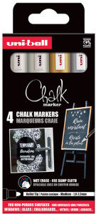 uni-ball Marqueur craie Chalk marker PWE5M/8 PF, étui de 8