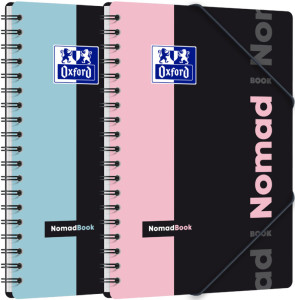 Oxford Etudiants Cahier à spirale NOMADBOOK Pastel, B5