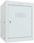 phoenix Casier cubique CL0544, serrure à clé, gris clair phoenix Casier cubique CL0544, serrure à clé, gris clair