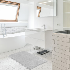 Linden Berg Tapis de bain, 700 x 1.200 mm, bordeaux