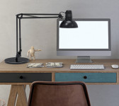Lampe de table MAULstudy, avec pied, noir