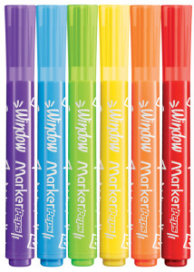 Maped Marqueur pour vitre MARKER'PEPS Window, étui de 6
