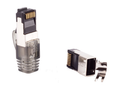 FLEXLINE Fiche RJ45 pour câble rond, cat.5-6A, blindé