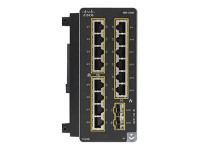 Cisco : CATALYST IE3300 RUGGED 14 PORT GE COPPER + 2 PORT SFP module