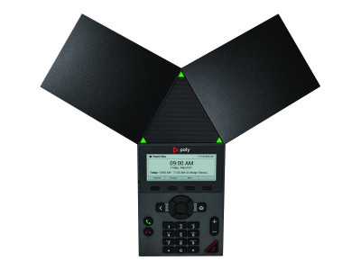 HP - Poly : TRIO 8300 NR OPENSIP CONFERENCE PHONE 802.3AF POE 7.6M/25FT LAN