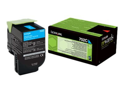 Lexmark : cartouche de toner 702C CYAN