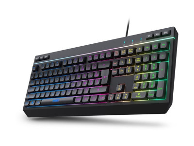 Urban Factory : WIRED USB-A GAMING KEYBOARD avec 5 MACRO KEYS et 19 ANTI-GH (mac)