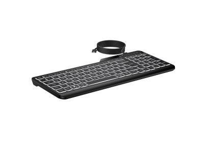 HP : 405 MULTI-DEVICE BACKLIT WIRED KEYBOARD