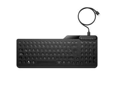 HP : 405 MULTI-DEVICE BACKLIT WIRED KEYBOARD