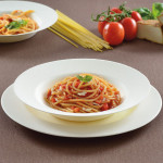 Assiette en canne à sucre NATURE Star Gourmet, ronde, 210 mm, blanche