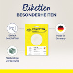 AVERY Zweckform Étiquette de fermeture, 38 mm, transparent