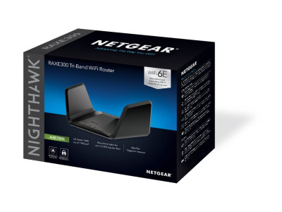 Netgear : RAXE300 ROUTER 7.8GBPS WIFI 6E 2.5G PORT