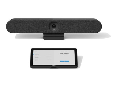 Logitech : RALLY BAR HUDDLE avec TAP IP GRAPHITE-PLUGJ-USB-WW-9006-SWISS